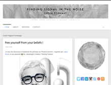 Tablet Screenshot of cecilepoignant.com